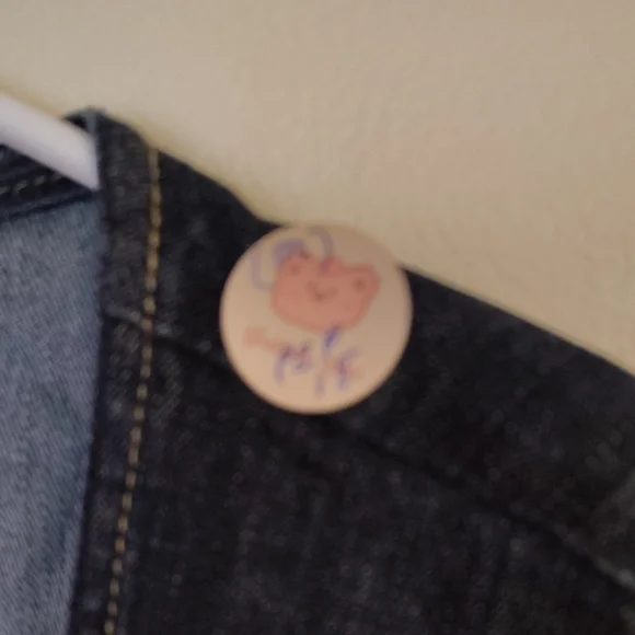 Women's Dark Denim Vest P2P 18 - Picture 2 of 3